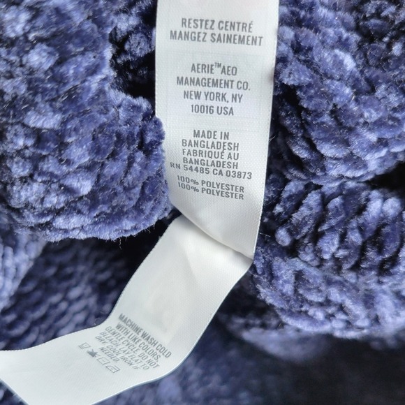 Aerie Offline Colorblock Oversized Sweater Soft Plush XXS Fall Sweater Winter - Picture 5 of 11